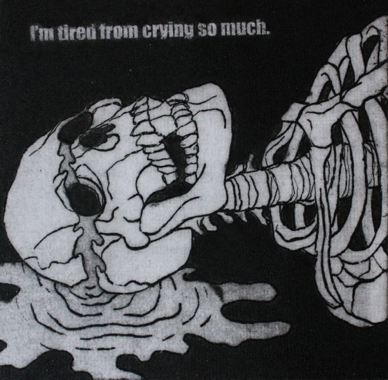 Cry | intaglio | 10x10 cm